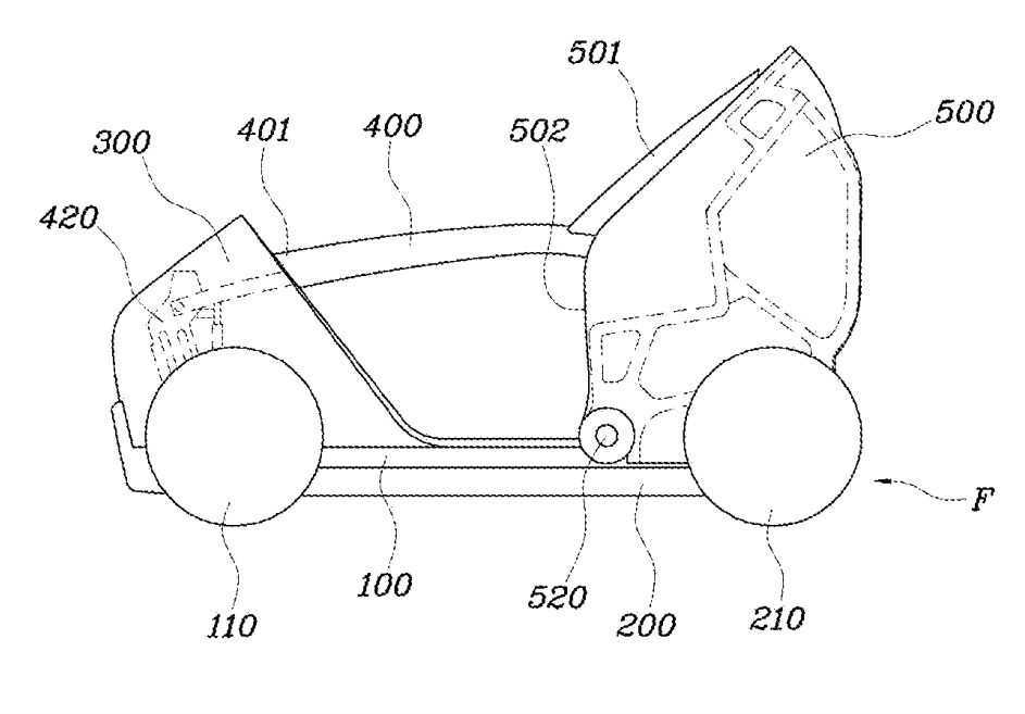 Hyundai patenteerib kokkuvolditava linnaauto