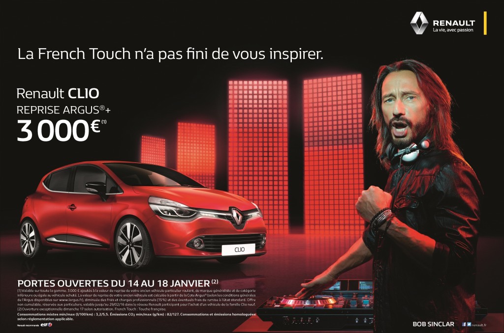 Bob Sinclar osaleb Renault’ Prantsuse Puudutuse kampaanias Prantsuse Renault