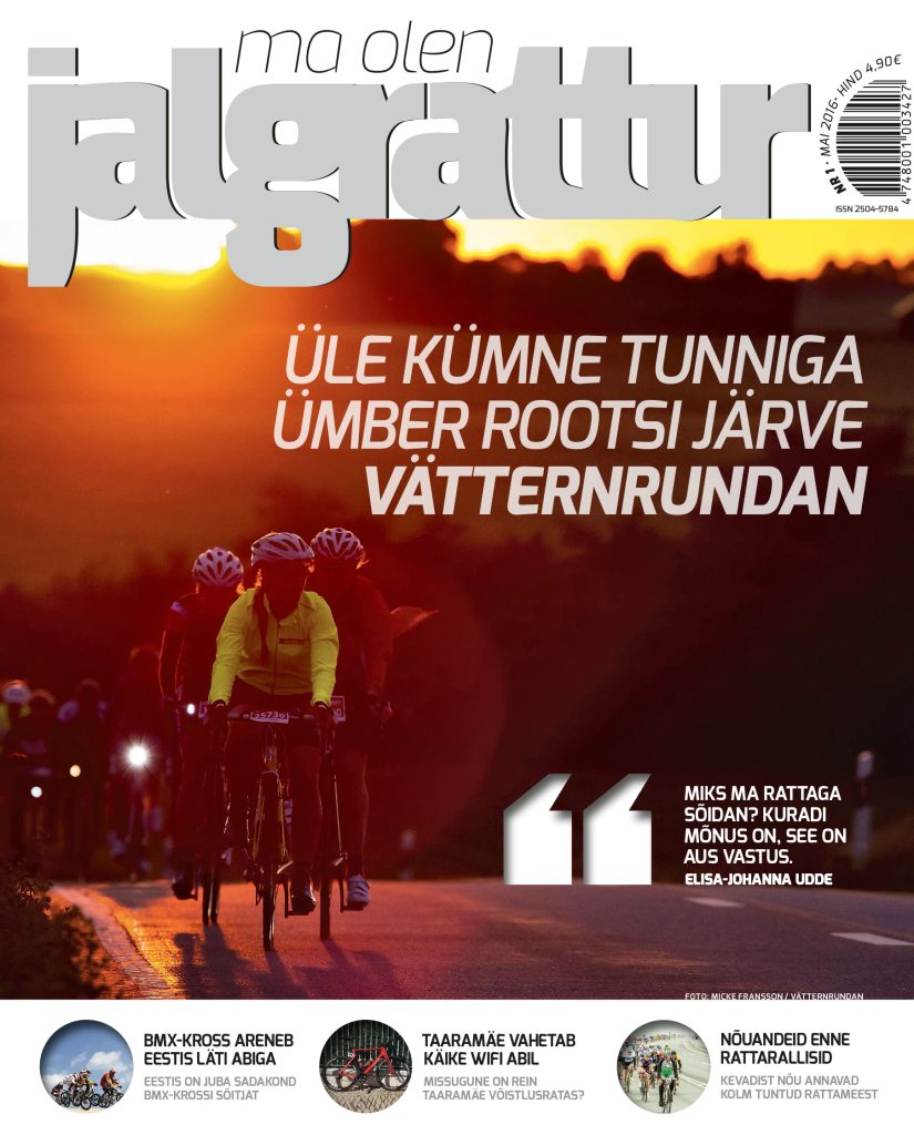 Jalgratturid said oma ajakirja! Ilmus esimene ‘Ma Olen Jalgrattur’ number ma olen jalgrattur esikaas