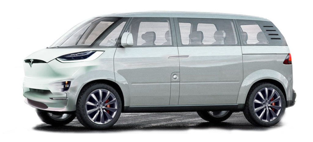 Kõlakas: Tesla ehitab elektrilise minibussi Model X põhjale Tesla minibuss