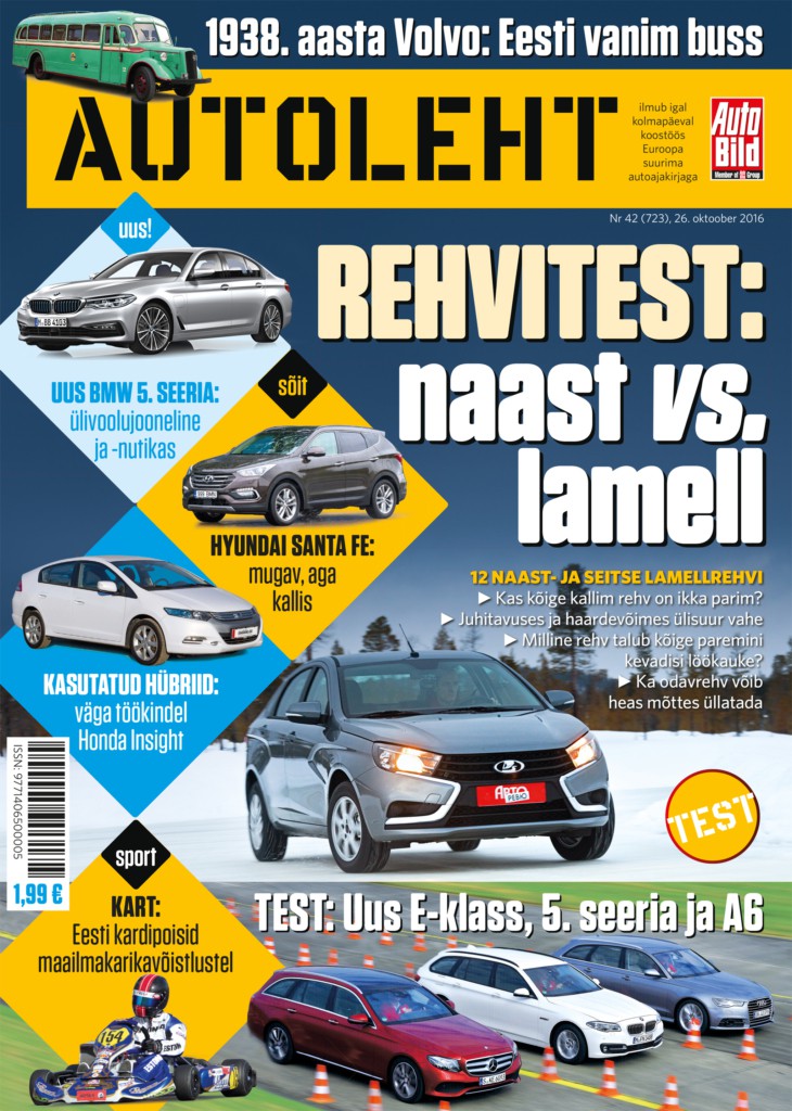 Lugemissoovitus: 26. oktoobri Autoleht testib talverehve autoleht kaas 2610