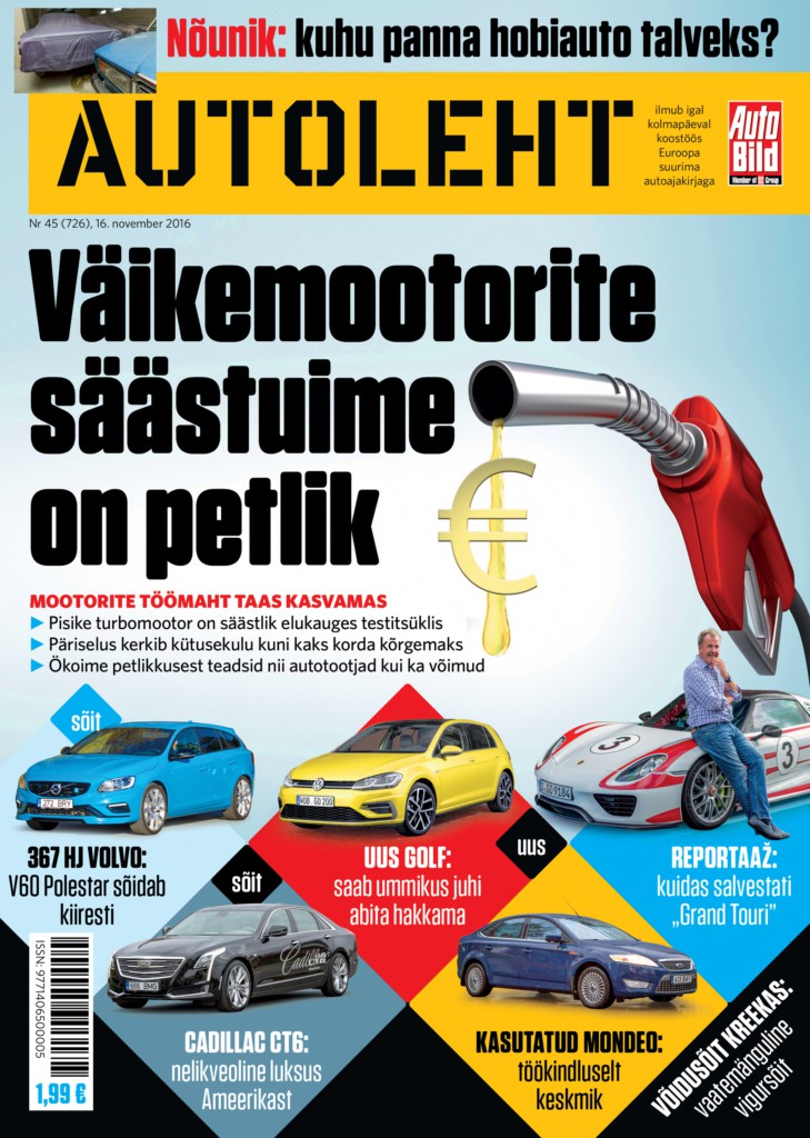 Lugemissoovitus: 16. novembri Autoleht uurib kütusekulu ja käib GT võttel