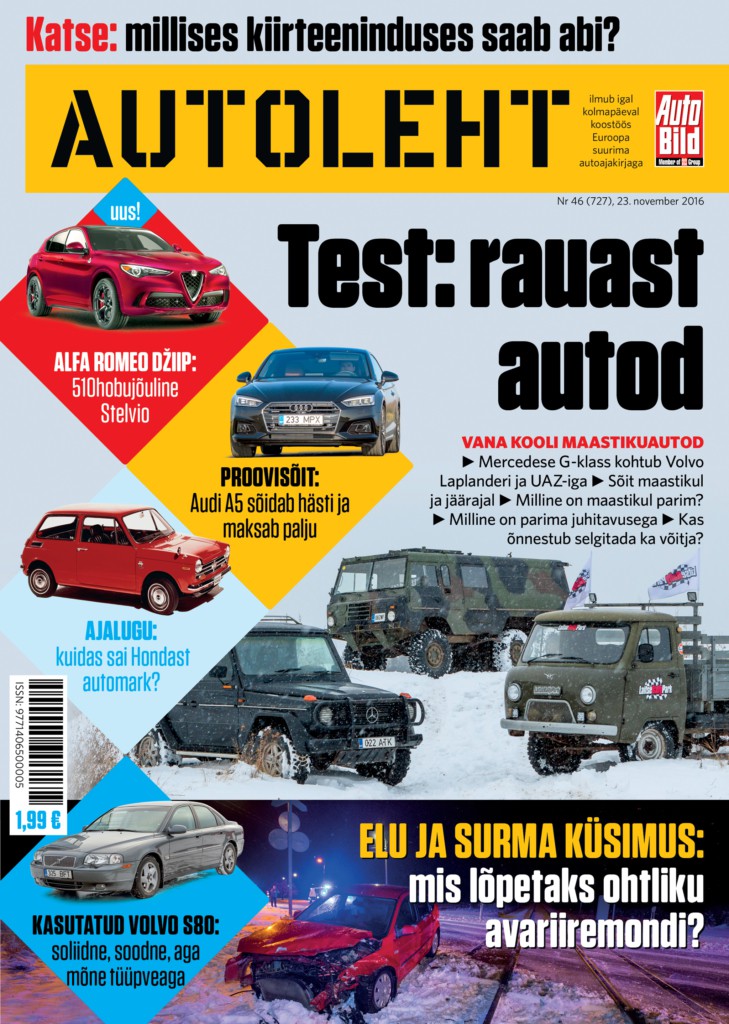 Lugemissoovitus: 23. novembri Autoleht uurib vana kooli maastikuautosid ja ohtlikku avariiremonti