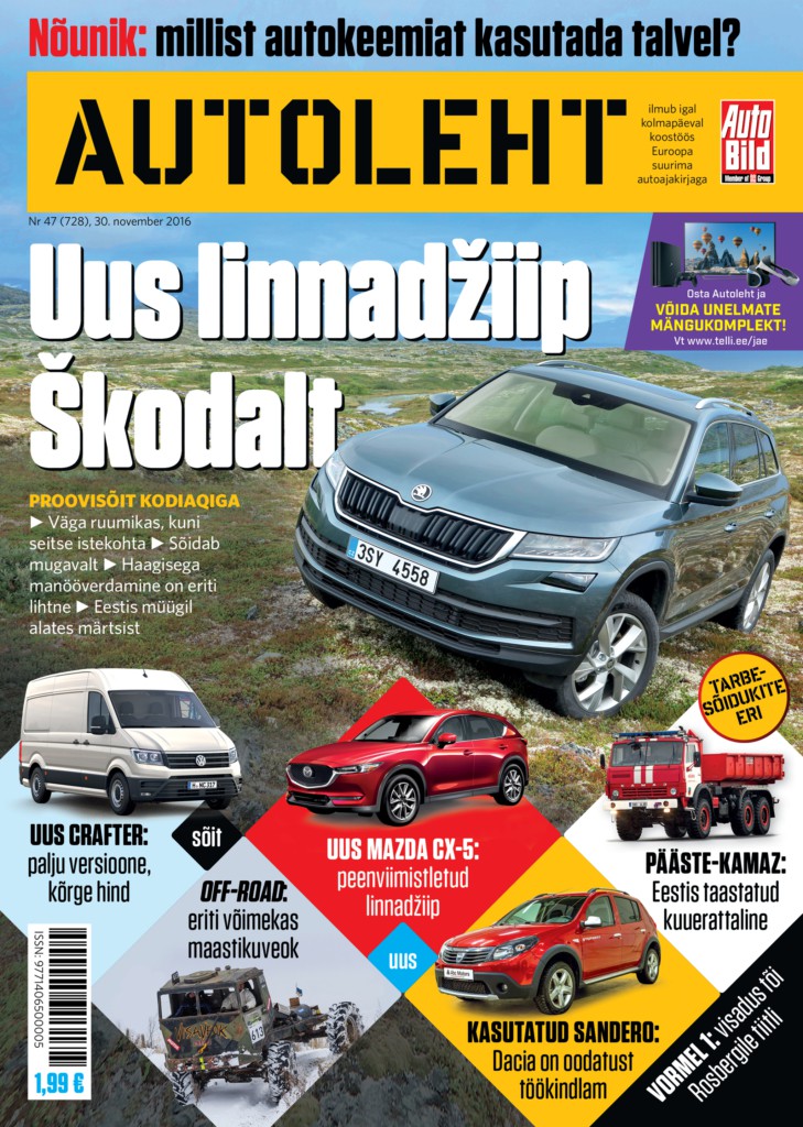 Lugemissoovitus: 30. novembri Autoleht on pühendatud veokitele