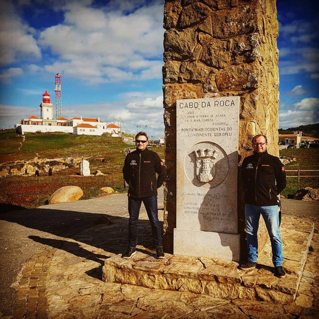 Tehtud! Leedulased jõudsid Corollaga Mandri-Euroopa läänepoolsemasse punkti mandri-euroopa keskpunkt