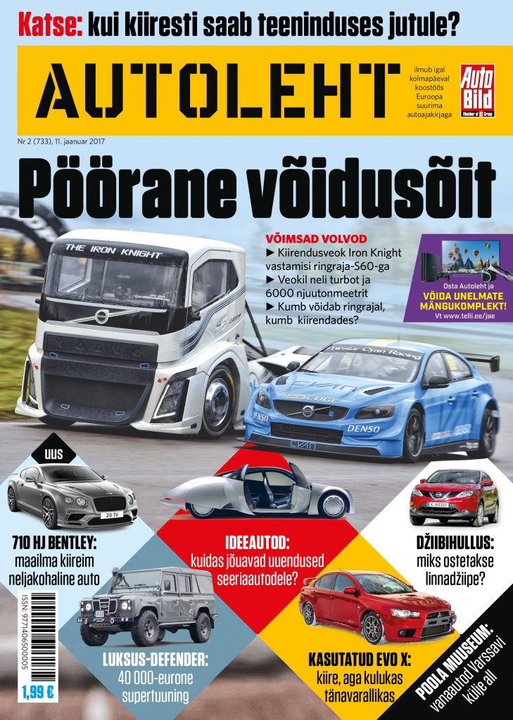 Lugemissoovitus: 11. jaanuari Autoleht kirjutab veoautoga kiirendamisest ja lahkab maastikuautode populaarsust