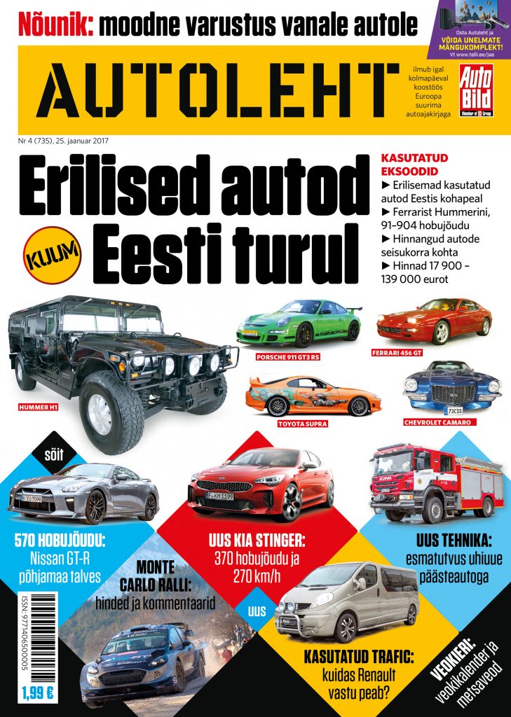 Lugemissoovitus: uus Autoleht uurib Eesti autoturul müüdavat eksootikat ja suuri veokeid maanteeliikluses autoleht