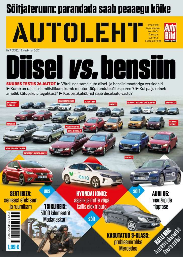 Lugemissoovitus: värske Autoleht saadab poksiringi diisli ja bensiini autoleht