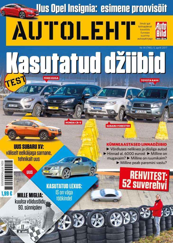 Lugemissoovitus: uusim Autoleht testib linnadžiipe ja suverehve