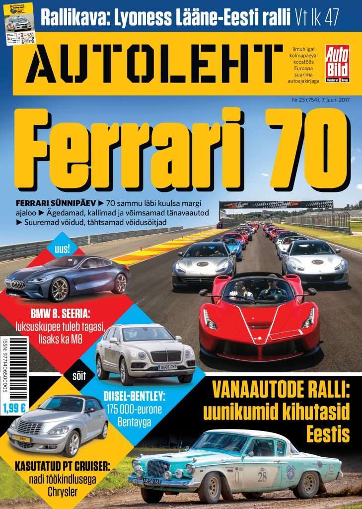 Lugemissoovitus: Autoleht tähistab Ferrari 70. sünnipäeva autoleht