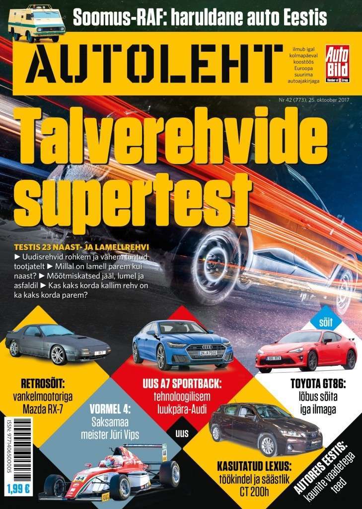 Lugemissoovitus: Autoleht testib talverehve ja tutvustab haruldast RAF-i autoleht