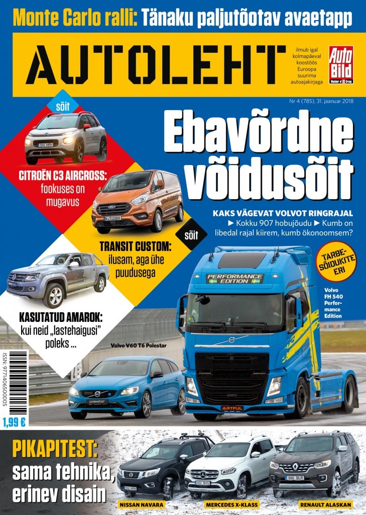 Lugemissoovitus: Autoleht võrdleb Volvosid, pikapite kolme sõsarat ning unistab AMG-st ja M-ist autoleht