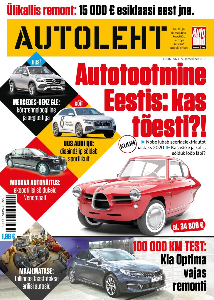 Autoleht 19. septembril: kas Eesti oma elektriauto Nobe saab tõeks? autoleht