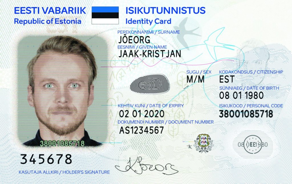 id-kaardid pin-koode id-kaardi