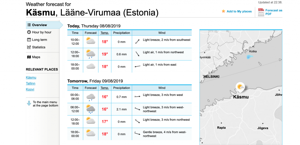 Mis ilm “seal” nädalavahetusel on? Tee ise endale ilmateade!