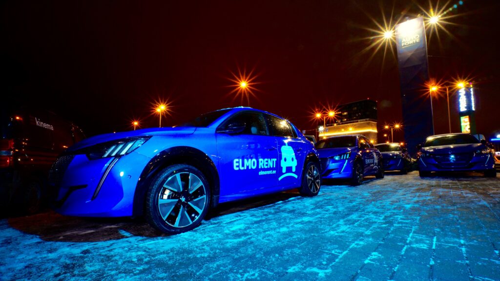 ELMO Rent toob Tallinna ja Tartu tänavatele uued Peugeot elektriautod Peugeot e-208 GT