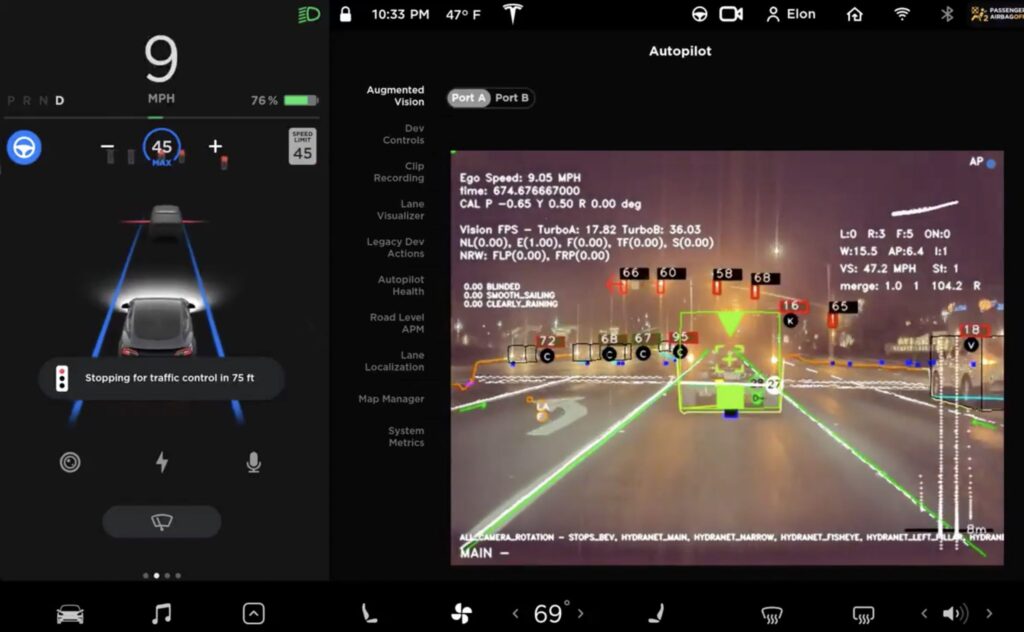 Häkker avastas liitreaalsusvaate sellest, mida Tesla “näeb” Tesla liitreaalsus