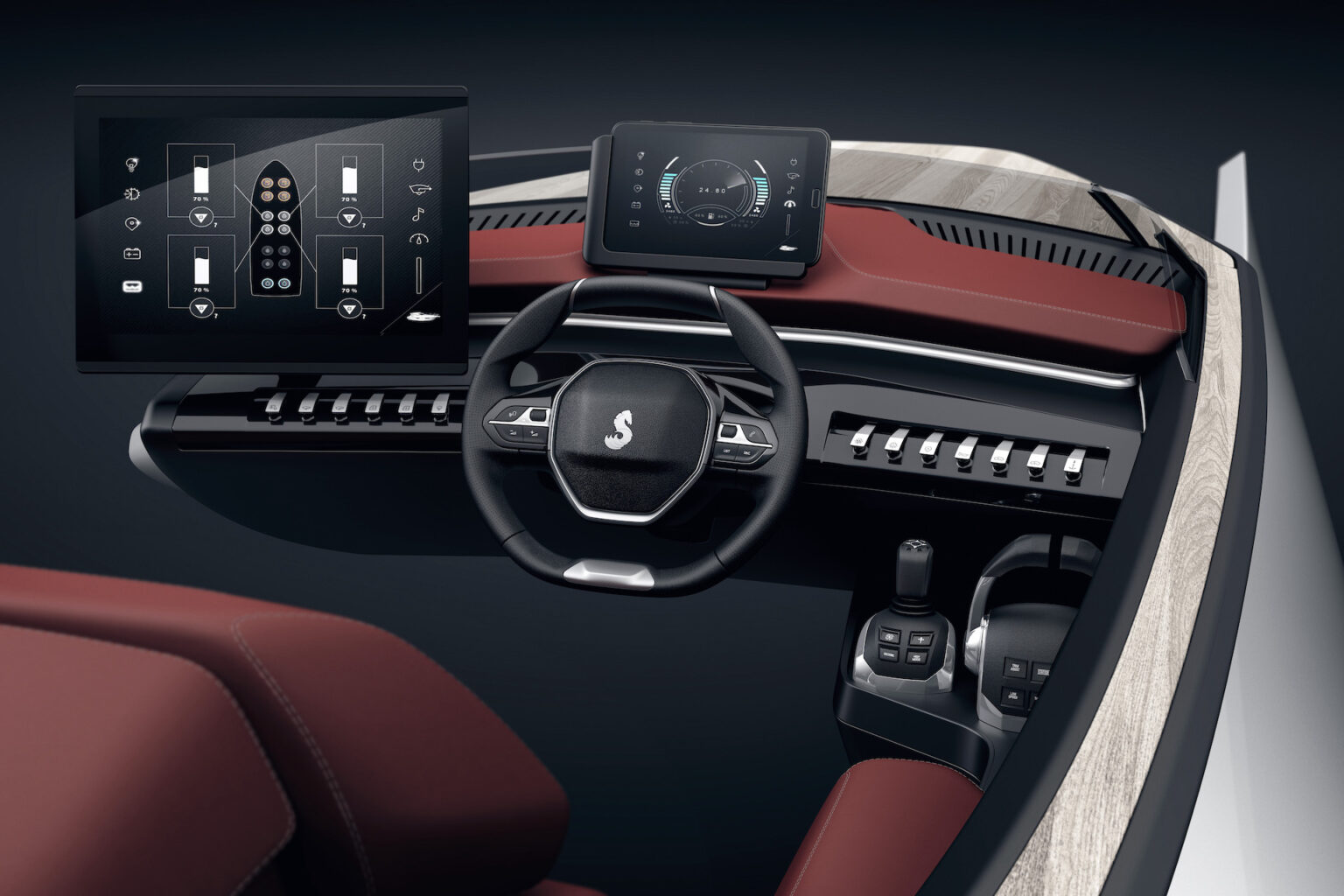 São Paulos avab uksed uus Peugeot Design Lab Beneteau jaht