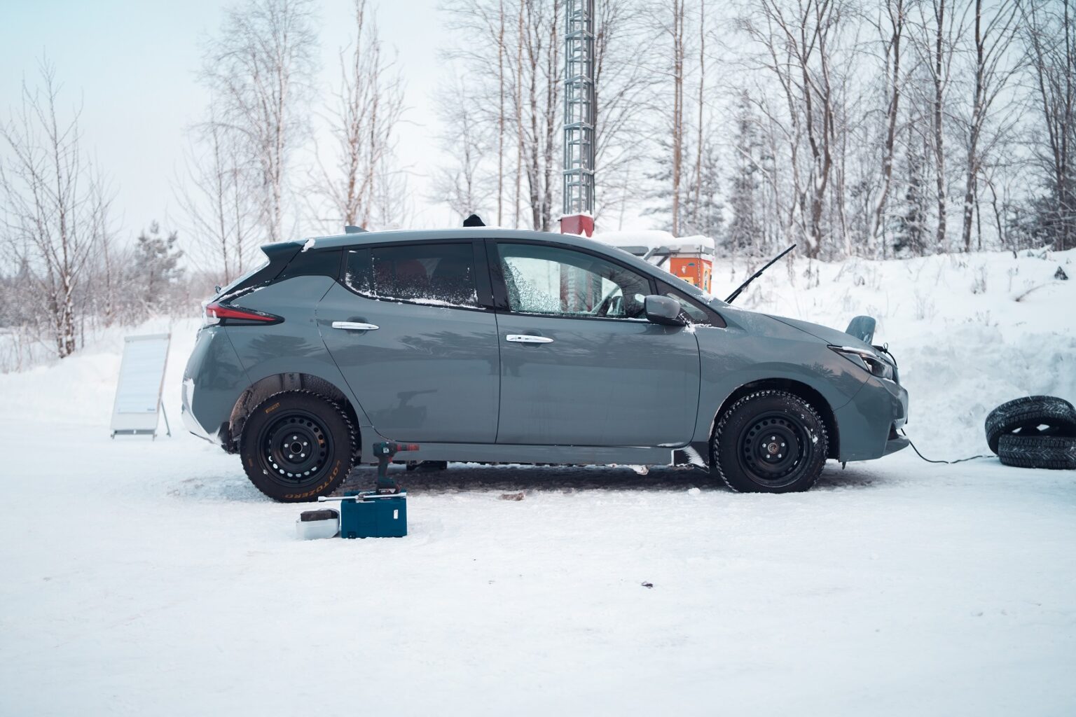 Nissan Leafiga jäärajale? Miks mitte! Nissan Leaf jäärada