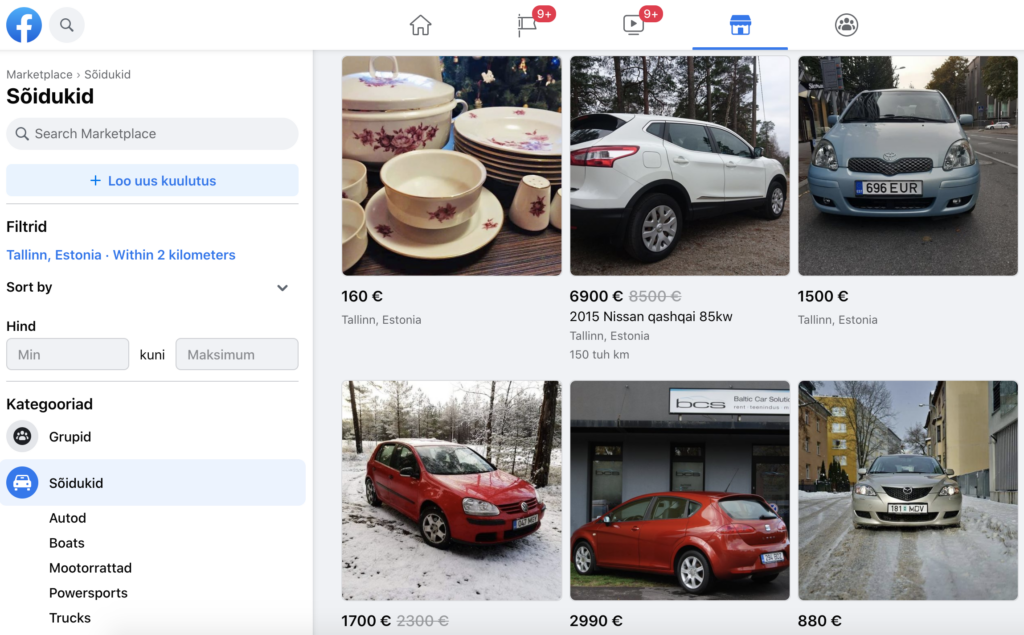 Lõpuks ometi: Facebook eraldab Marketplace`i vestlused nüüdsest ka arvutis marketplace'i