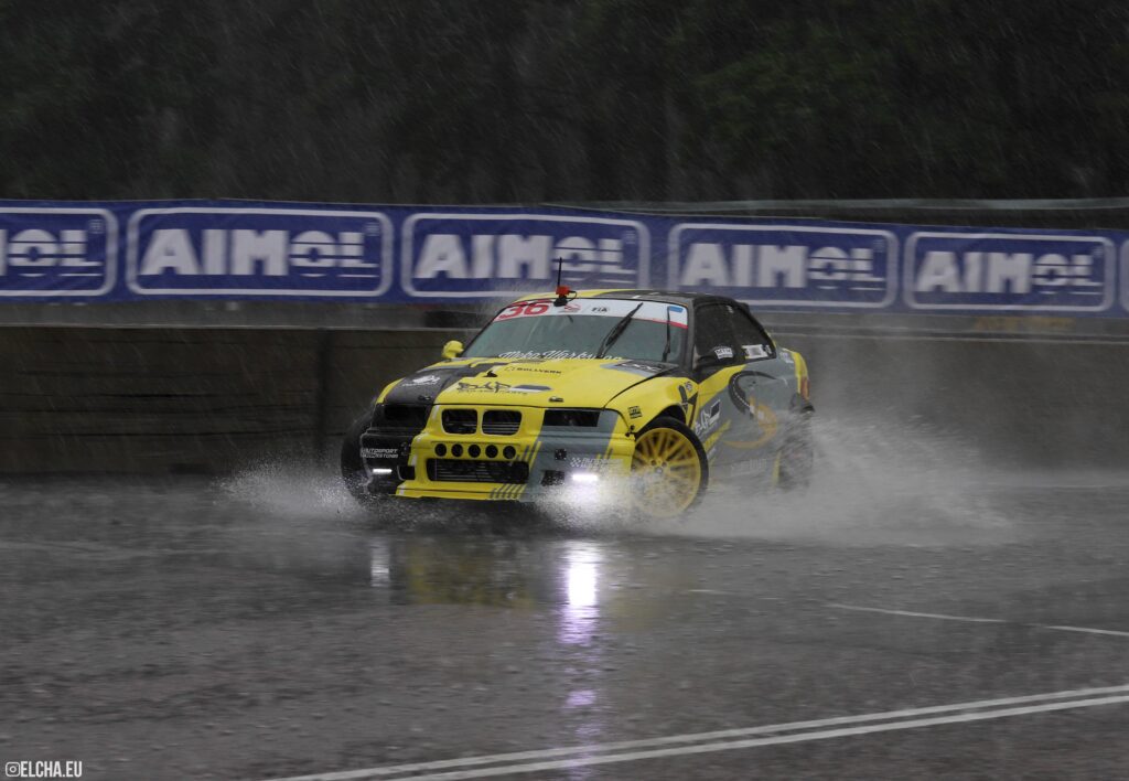 Eesti drifti eelmise aasta meister saavutas Lätis 15. koha FIA Intercontinental Drifting Cup
