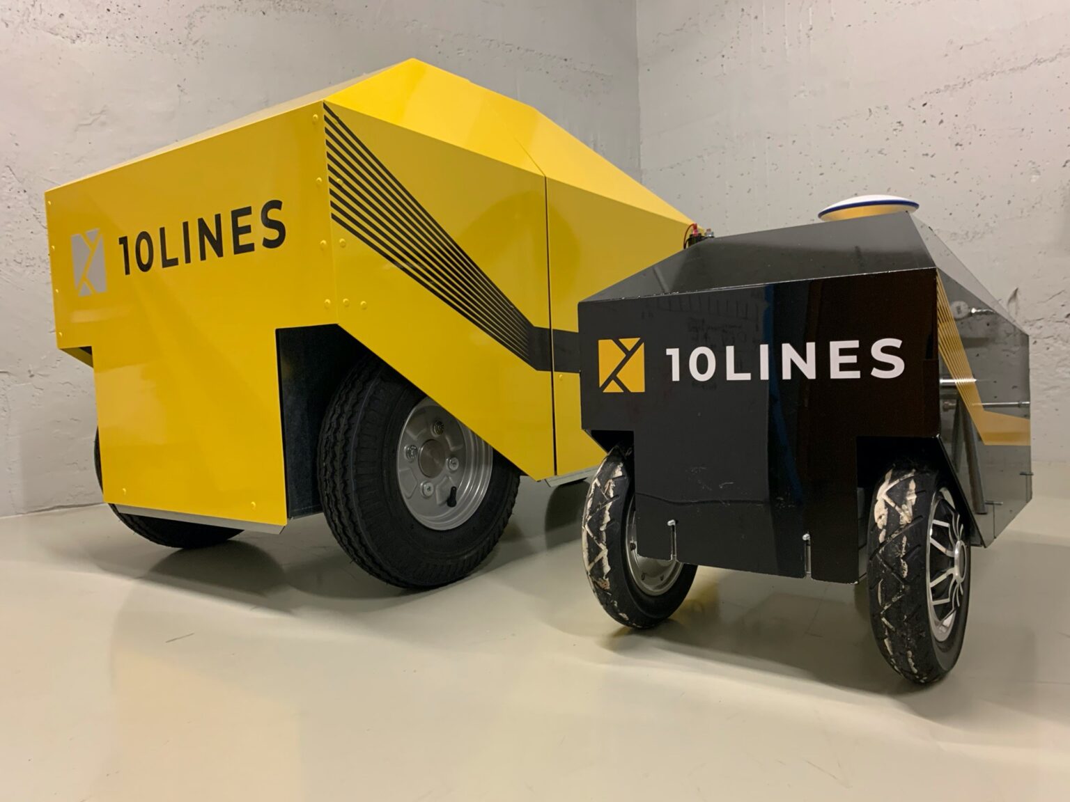 Joonimisroboti loonud 10Lines tahab automatiseerida teede ja parklate joonimise 10Lines