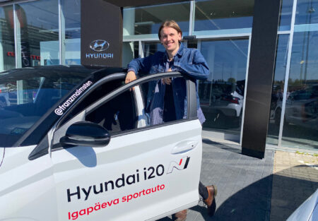 Hyundai sellesuviseks brändisaadikuks on Franz Malmsten Franz Malmsten Hyundai i20 N