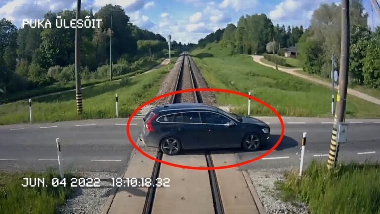Tähelepanematus raudteel: vähemalt 59 “teist sünnipäeva” Ohuolukord raudteeülesõidul