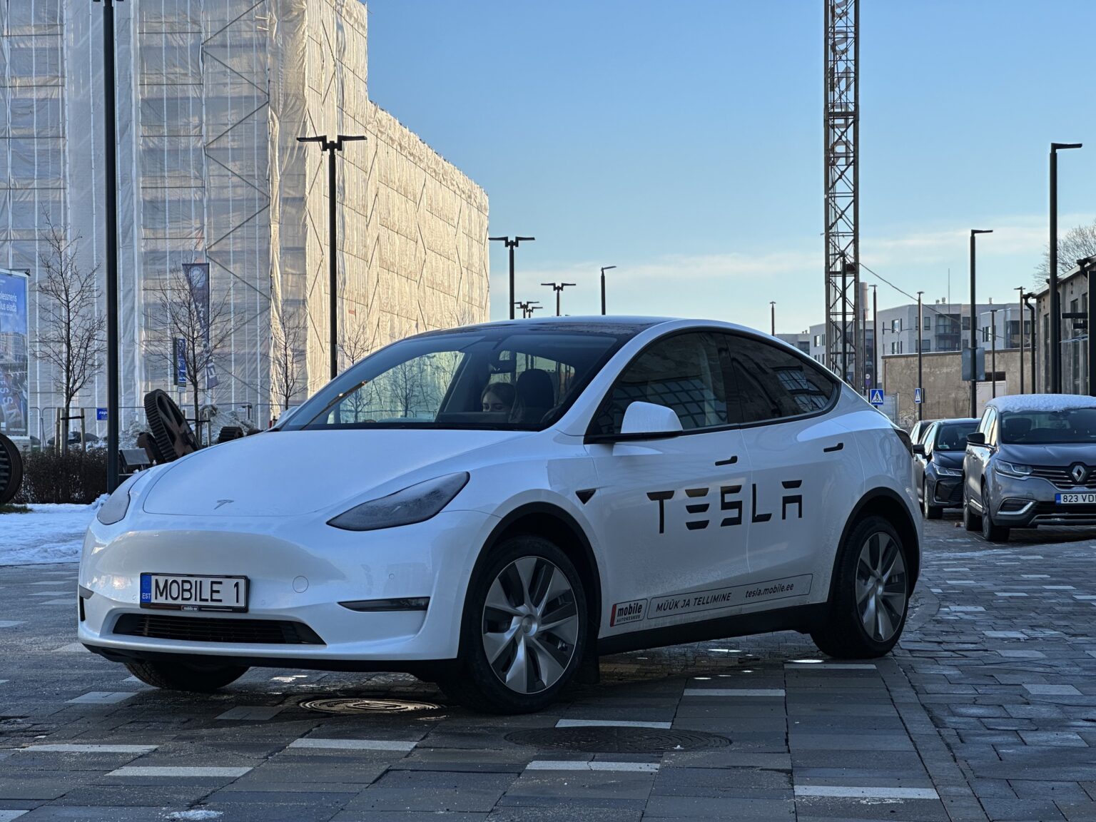 Tesla Model Y, Vladimir Niinimäki kehv suusailm mõjub