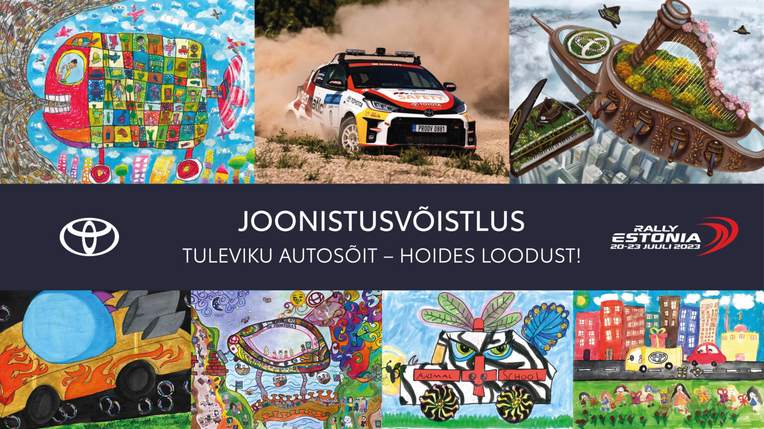 Väikeste rallisõprade joonistusvõistlus ootab osalema! väikeste rallisõprade