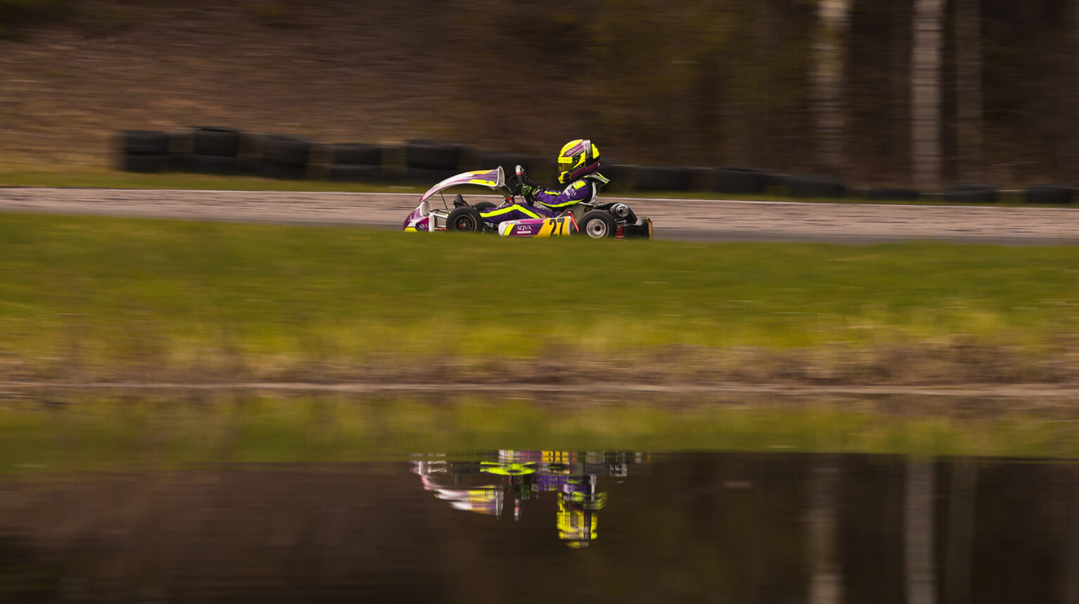 Eesti noored sportlased stardivad uues kõrgetasemelises kardisarjas Albert Tamm, kart, AQVA Racing