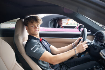 Paul Aron ja Porsche, foto Heikki Avent