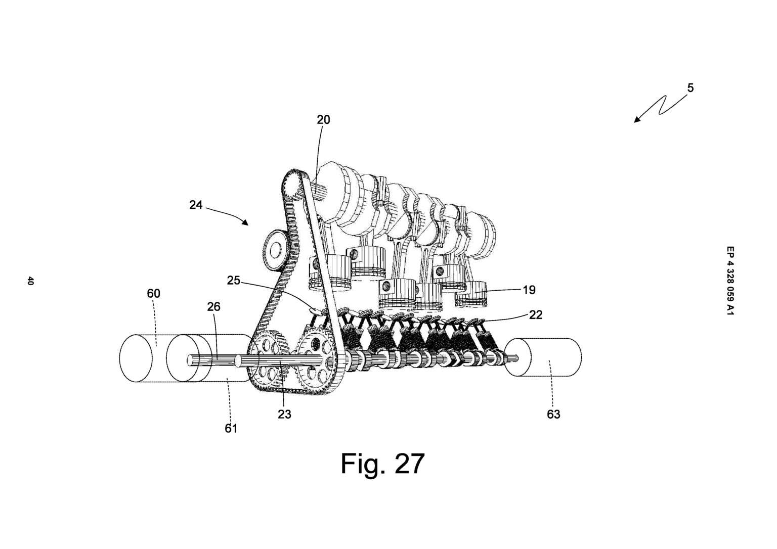 Ferrari patenteeris “pea alaspidi” sisepõlemismootori Ferrari "pea alaspidi" mootor