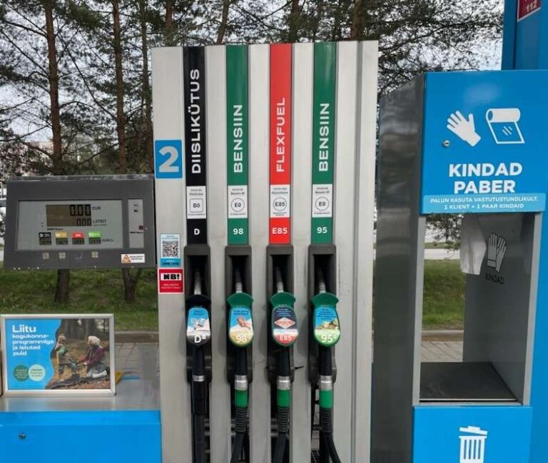Müügile saabus E85 ehk 85% etanoolisisaldusega kütus