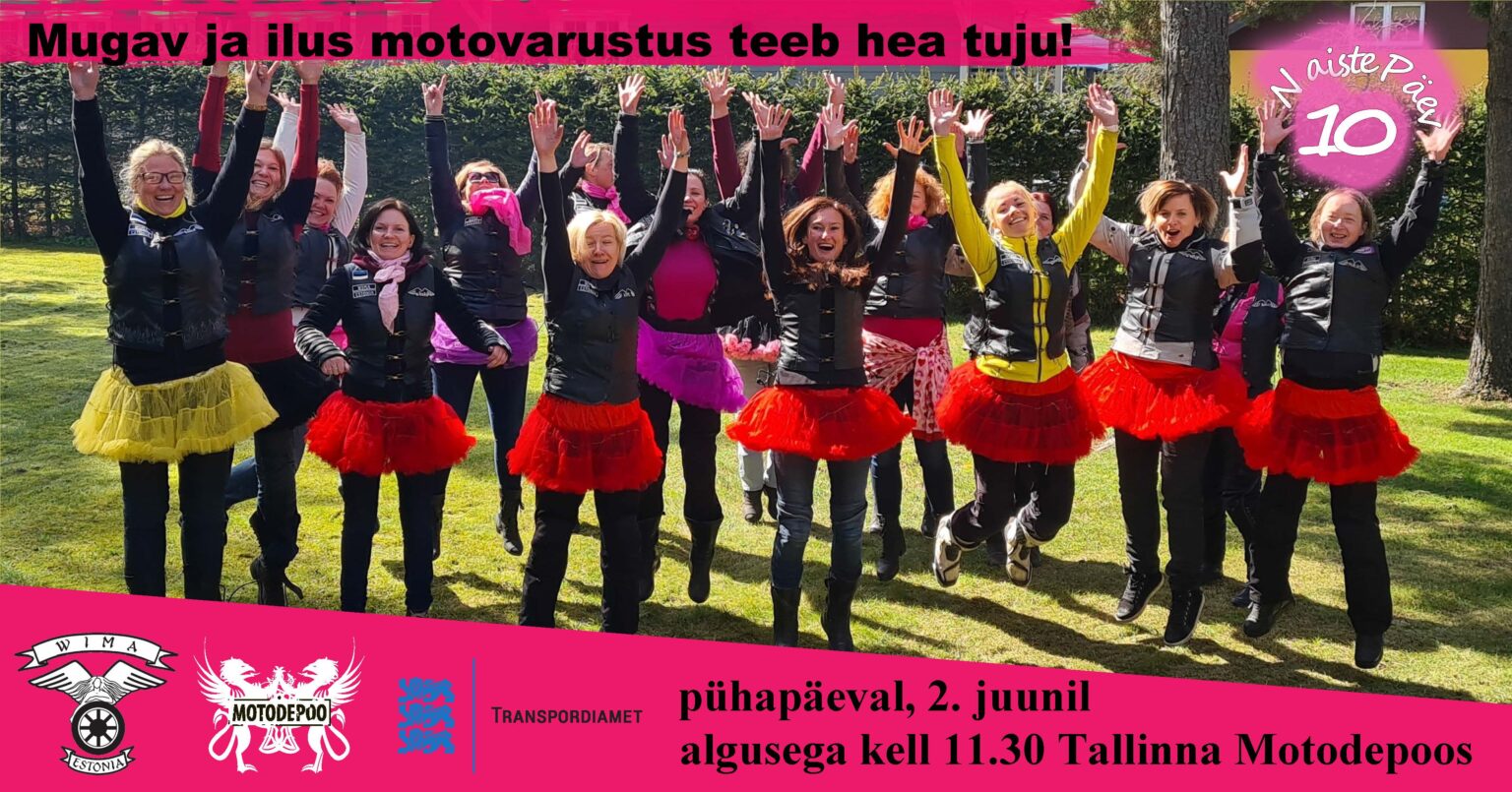 WIMA Estonia korraldab motonaistele turvavarustuse ja motorõivaste infopäeva WIMA Naiste Päev 2024