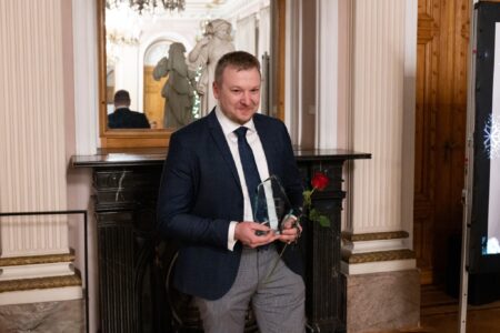 Aasta inseneri tiitli pälvis Eesti Lennuakadeemia nooremteadur Siim Heering Siim Heering, foto Raimond Vink