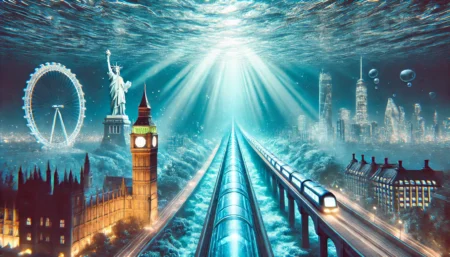 Transatlantiline tunnel teeks võimalikuks tunniga Londonist New Yorki põrutada transatlantiline tunnel