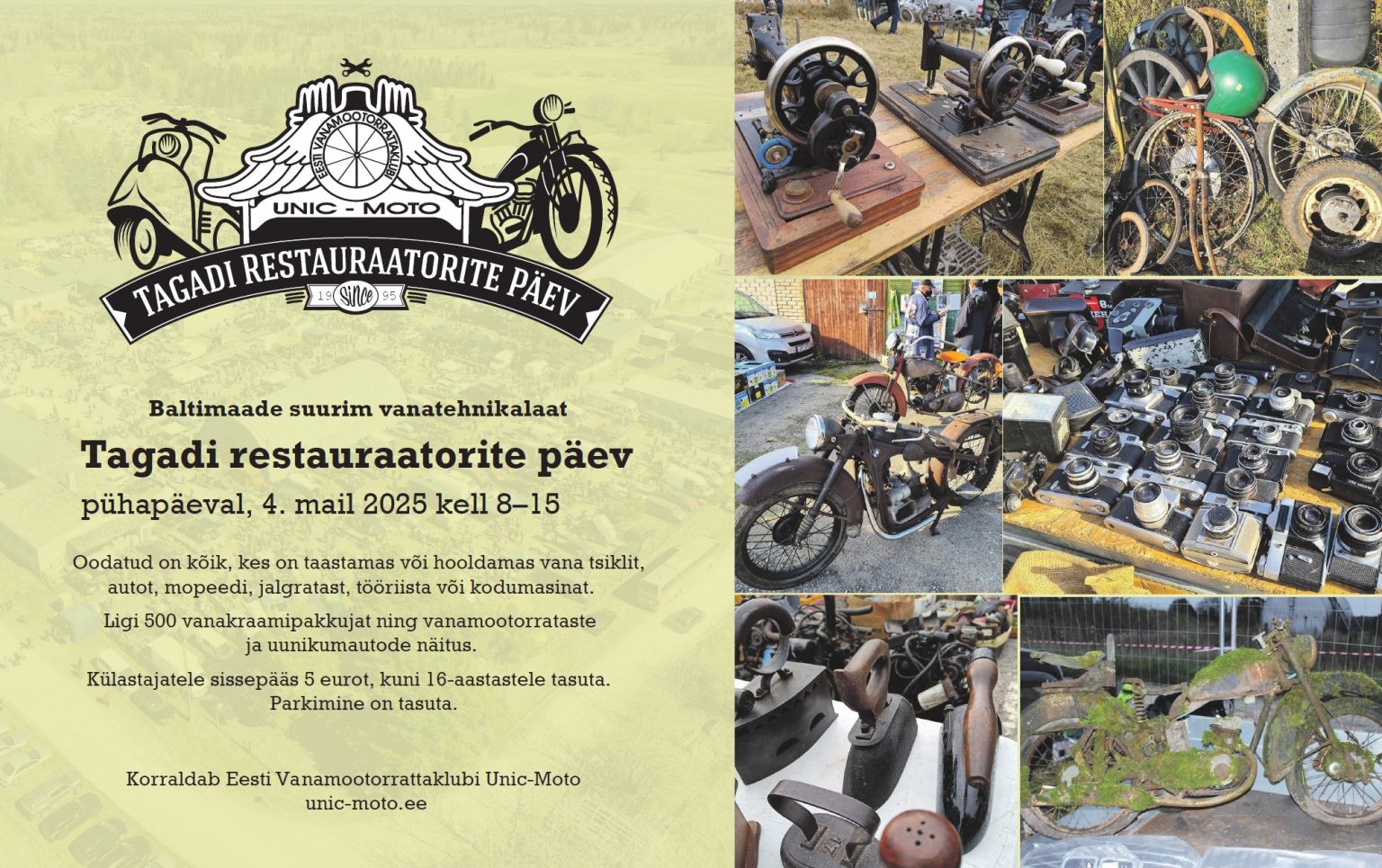 Tagadi restauraatorite päev 2025