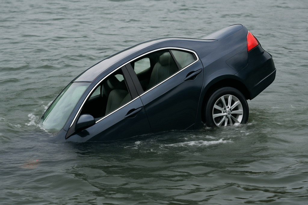 Eksperiment: Kuidas päästa end ja kaaslasi uppuvast autost?